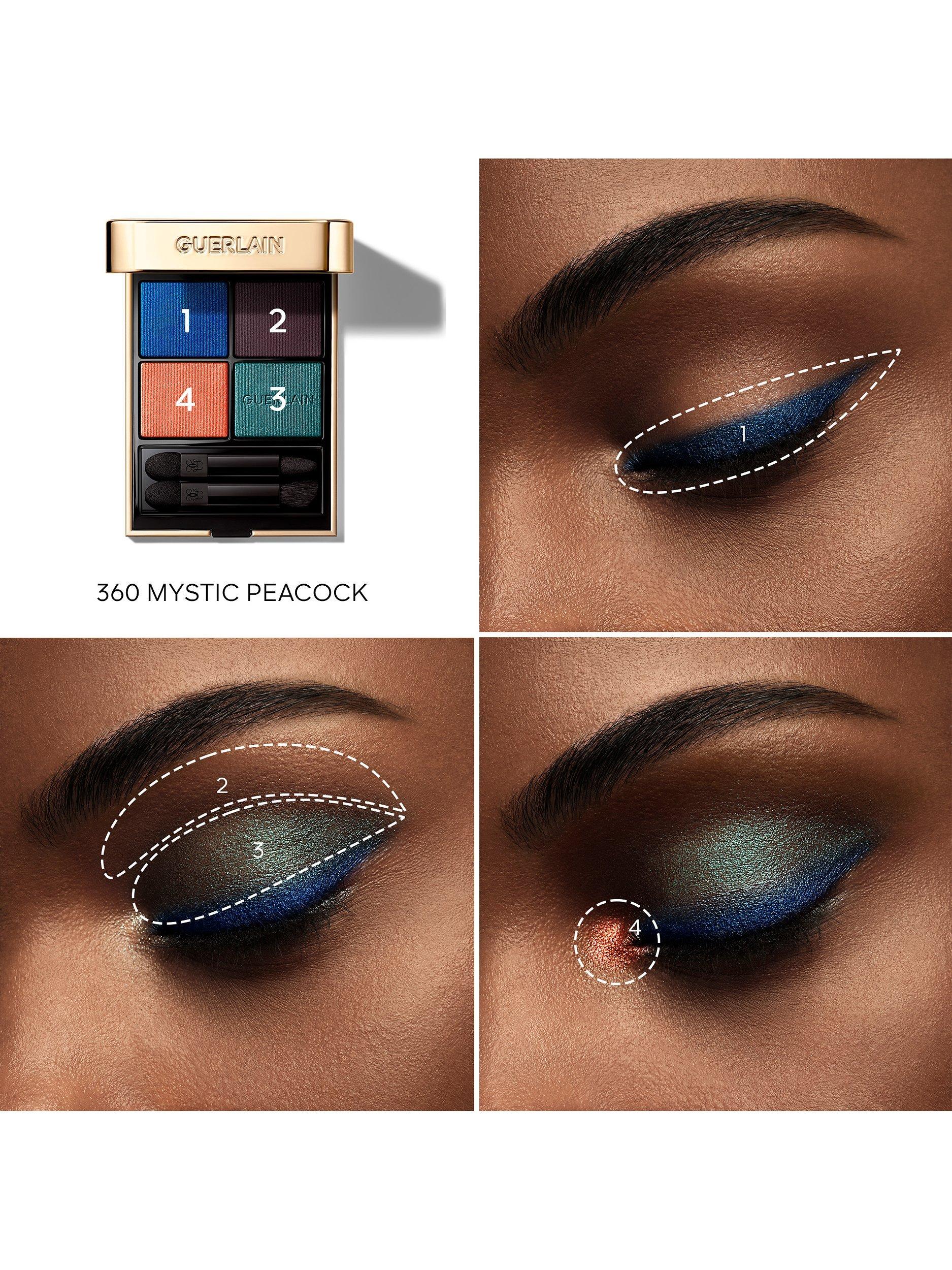 Product image 5 of 8, which shows Guerlain Ombres G Eyeshadow Quad, 360 Mystic Peacock