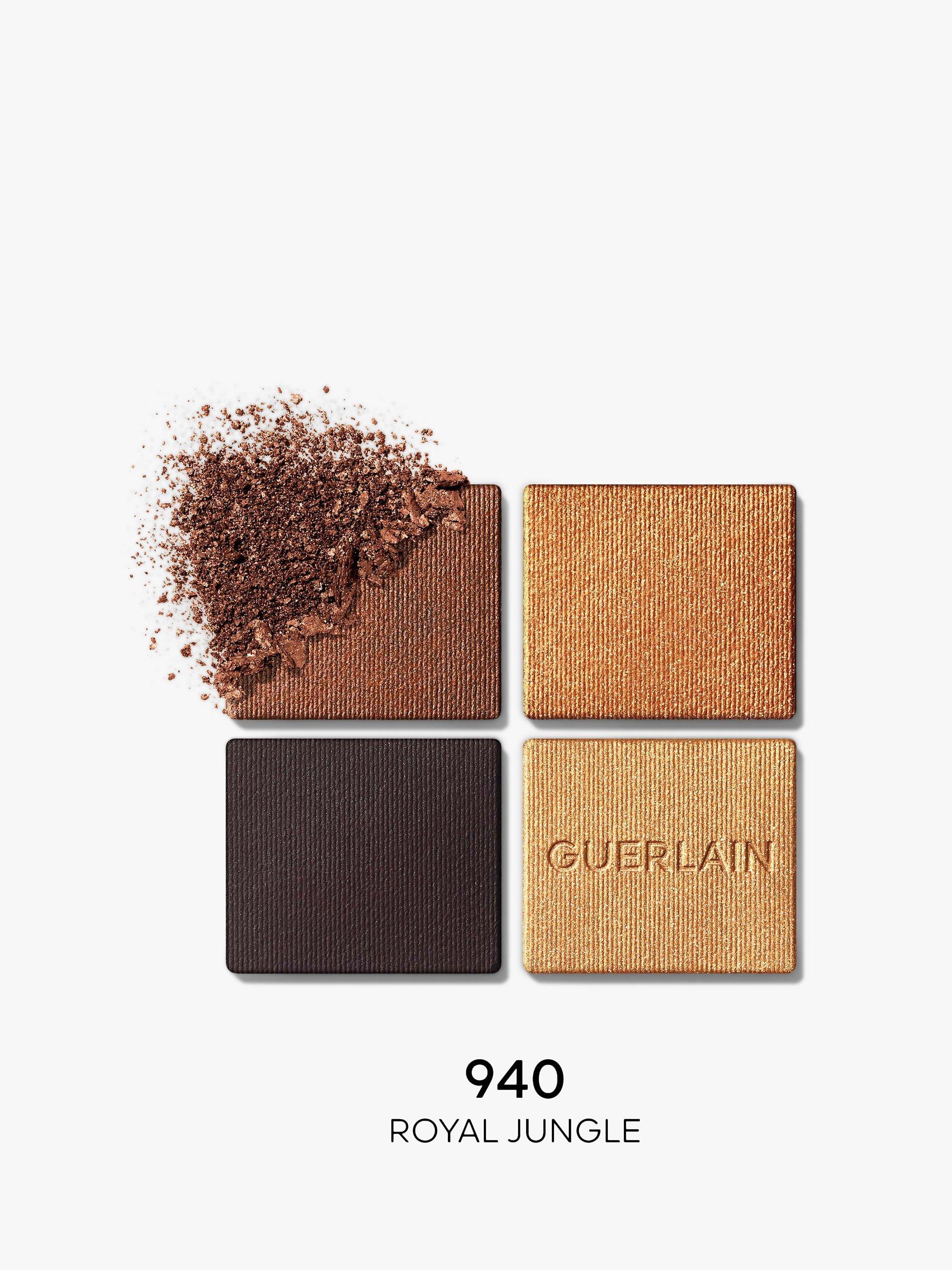 Product image 2 of 7, which shows Guerlain Ombres G Eyeshadow Quad, 940 Royal Jungle