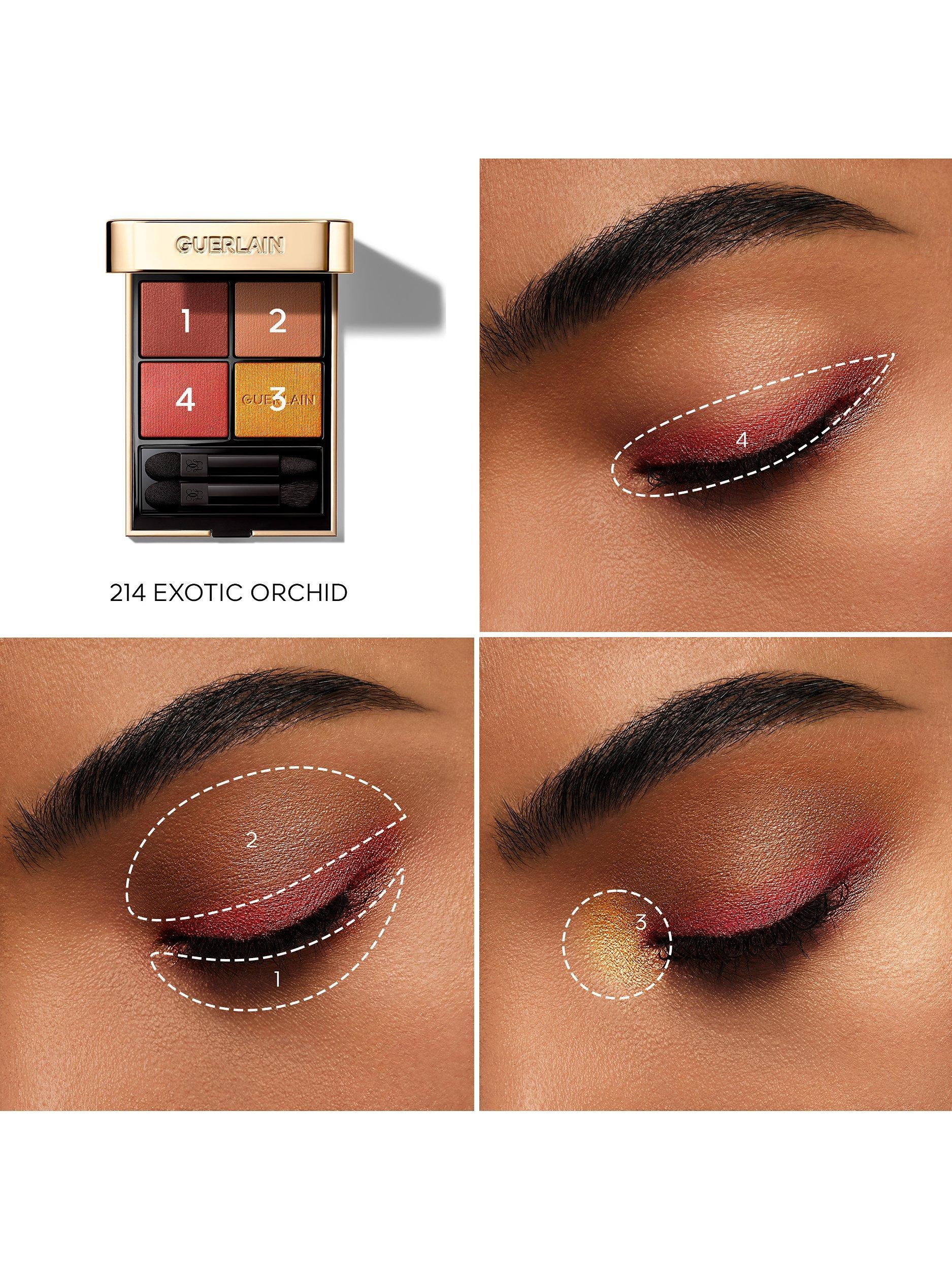 Product image 4 of 7, which shows Guerlain Ombres G Eyeshadow Quad, 214 Exotic Orchid