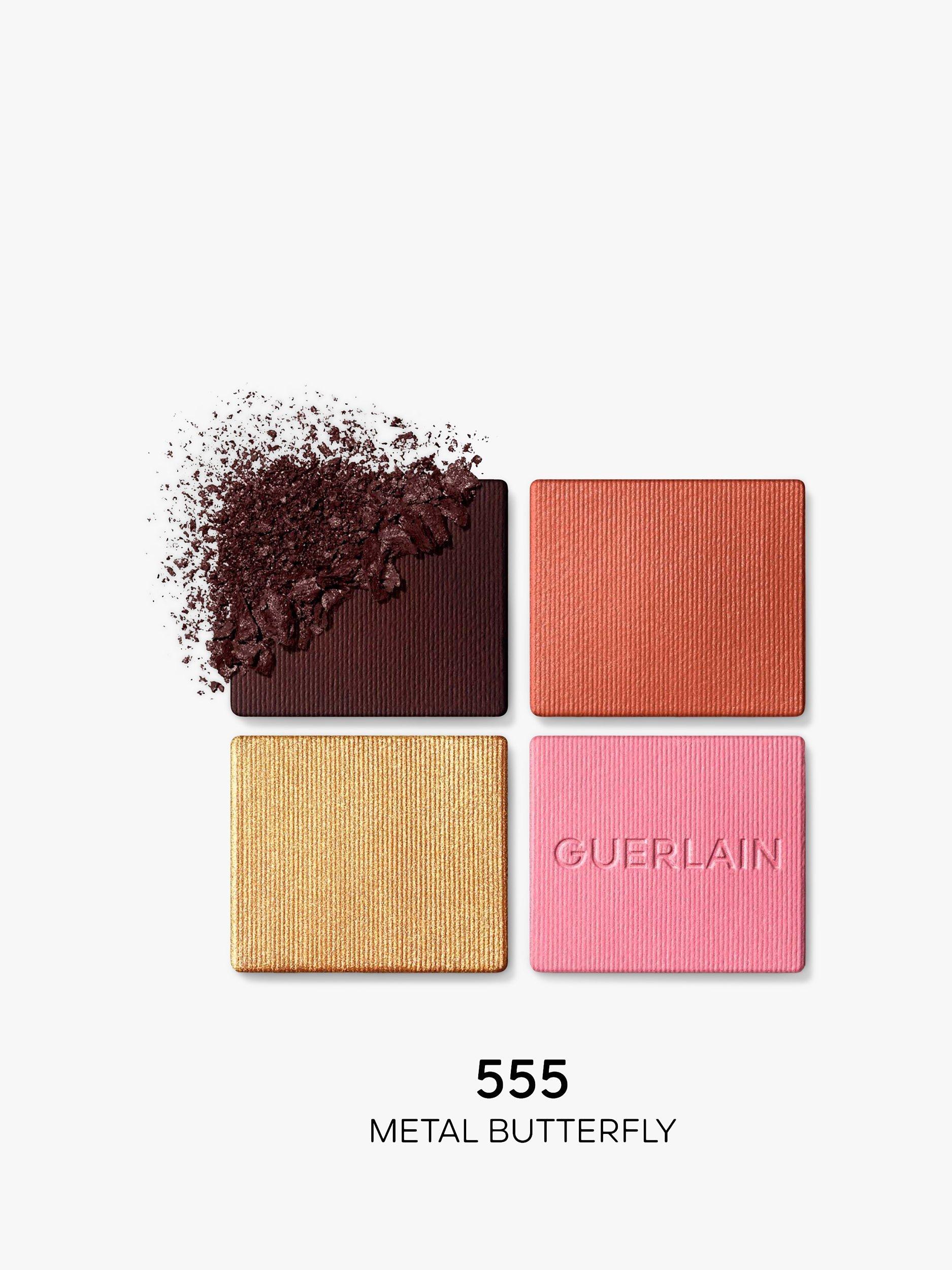Product image 2 of 8, which shows Guerlain Ombres G Eyeshadow Quad, 555 Metal Butterfly