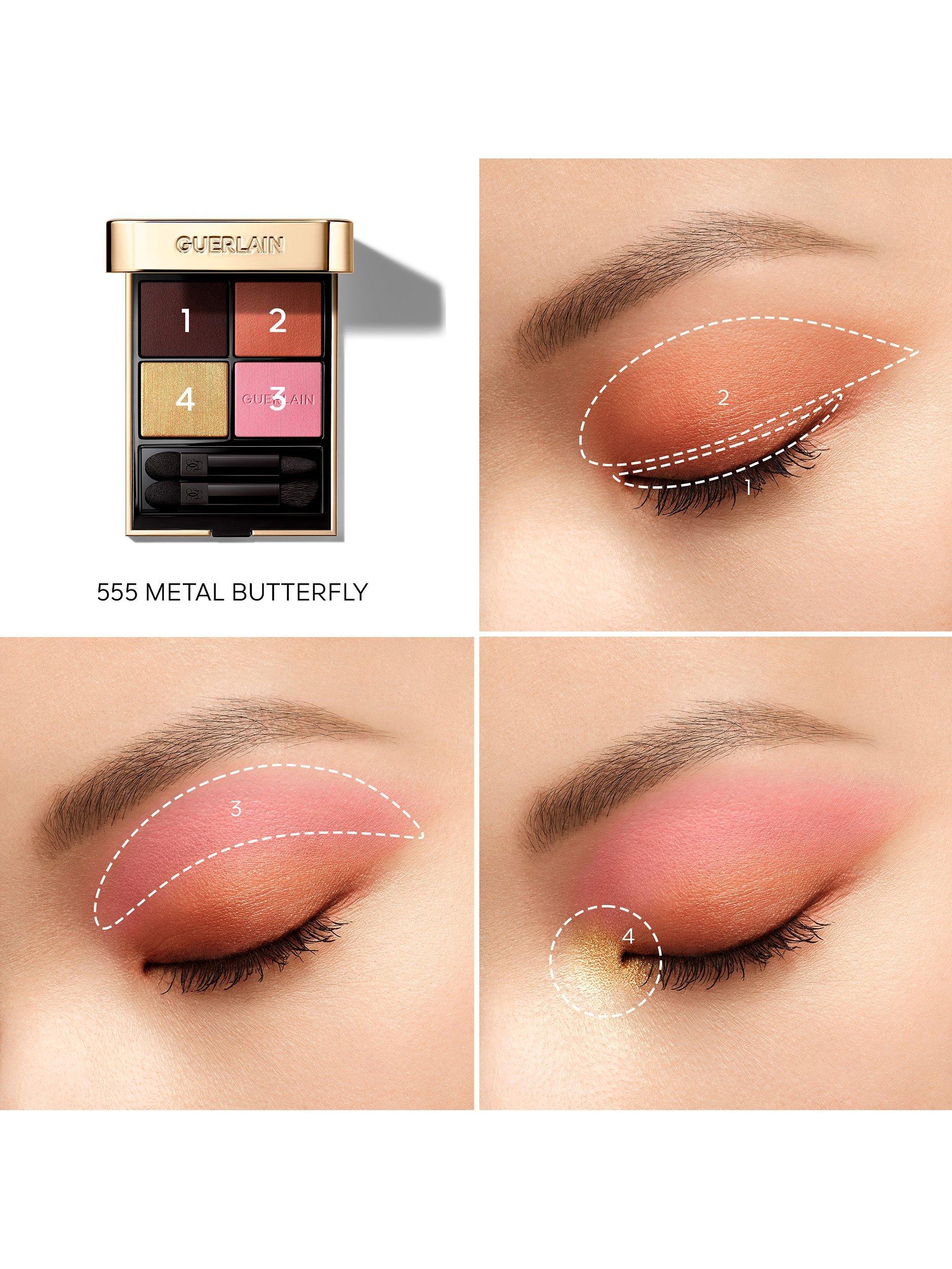Product image 5 of 8, which shows Guerlain Ombres G Eyeshadow Quad, 555 Metal Butterfly