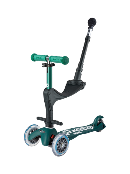Micro Scooters Eco 3 in 1 Mini Micro Deluxe Scooter, Green, Green