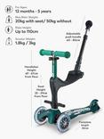 Micro Scooters Eco 3in1 Mini Micro Deluxe Scooter