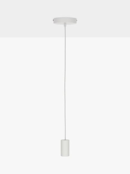 Tala Alumina Single Pendant Ceiling Light, Chalk, Chalk