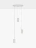 Tala Alumina Triple Pendant Cluster Ceiling Light, Chalk