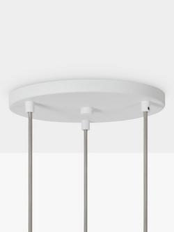 Tala Alumina Triple Pendant Cluster Ceiling Light, Chalk - view 2, Chalk