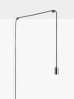 Tala Graphite Plug-in Portable Pendant Light, Grey, Graphite