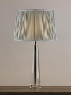 Laura Ashley Blake Crystal Glass Table Lamp, Clear, Clear