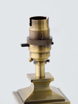 Laura Ashley Carson Petite Crystal Table Lamp,  Brass - view 2, Brass