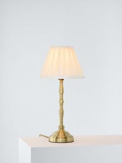 Laura Ashley Cory Table Lamp, Brass, Brass