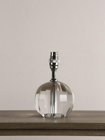 Laura Ashley Lydia Crystal Ball Table Lamp, Clear - view 2, Clear
