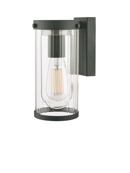 Laura Ashley Arthur Outdoor Wall Light, Black, Matt Painted Black