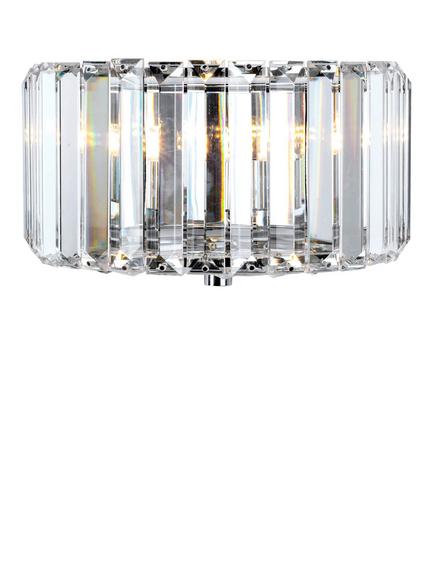 Laura Ashley Fernhurst Crystal Wall Light, Clear - view 2, Clear