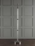 Laura Ashley Louis Twisted Glass Floor Lamp Base, Nickel