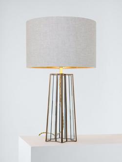 Laura Ashley Star Table Lamp, Brass, Brass