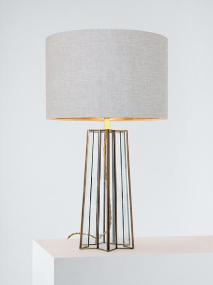 Laura Ashley Star Table Lamp, Brass, Brass