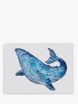 BlissHome Creatures Whale Bath Mat, Blue, Blue