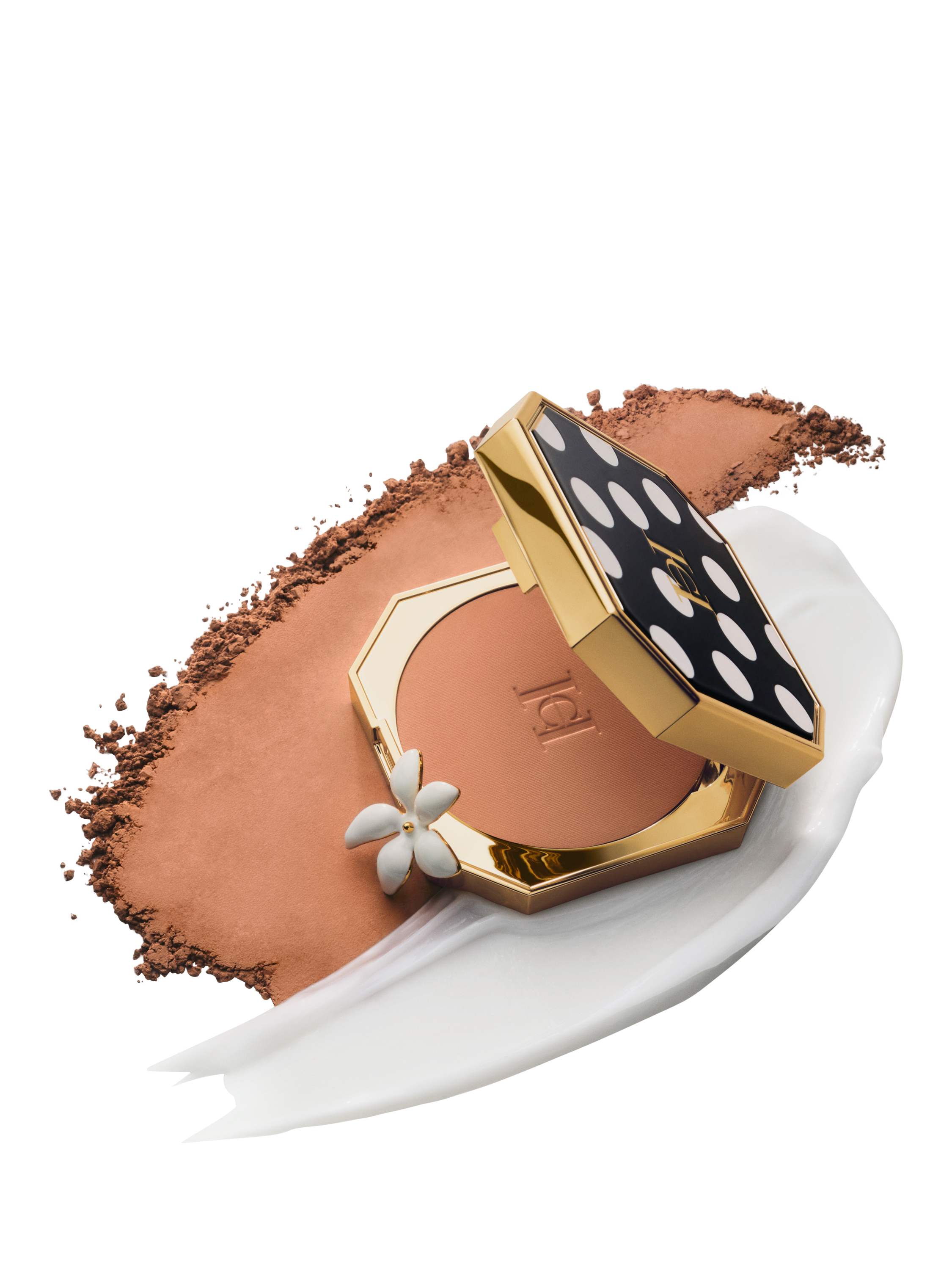 Product image 2 of 10, which shows Carolina Herrera The Compact Case, Dot Drama