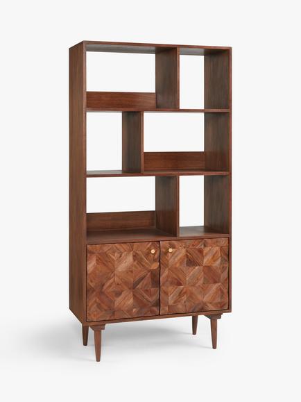 John Lewis + Swoon Franklin Shelving Unit, Dark Brown, Dark Brown