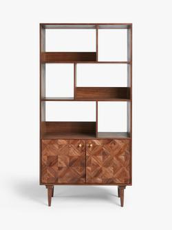John Lewis + Swoon Franklin Shelving Unit, Dark Brown - view 2, Dark Brown