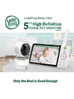 LeapFrog LF915HD 5inch PTZ Video Baby Monitor - view 2, White