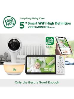 LeapFrog LF815HD WI FI Smart 5inch HD Video Baby Monitor - view 2, White