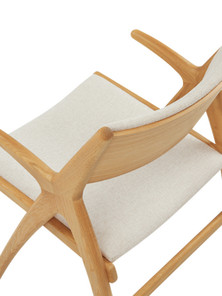 John Lewis X-Ray Dining Chair - view 2, Natural