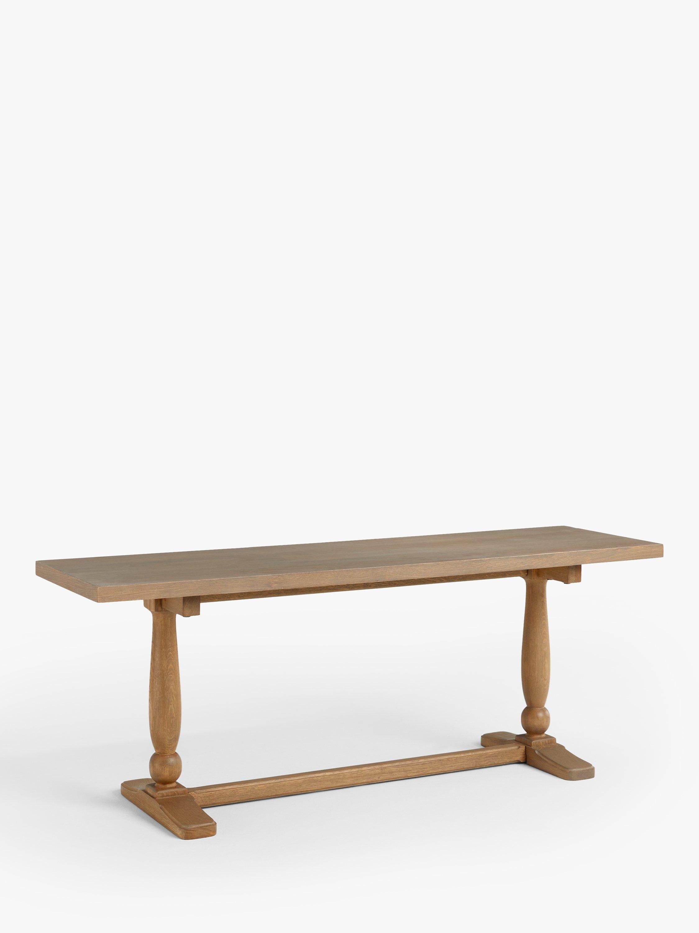 John Lewis Clemence Dining Bench, Greyed Oak