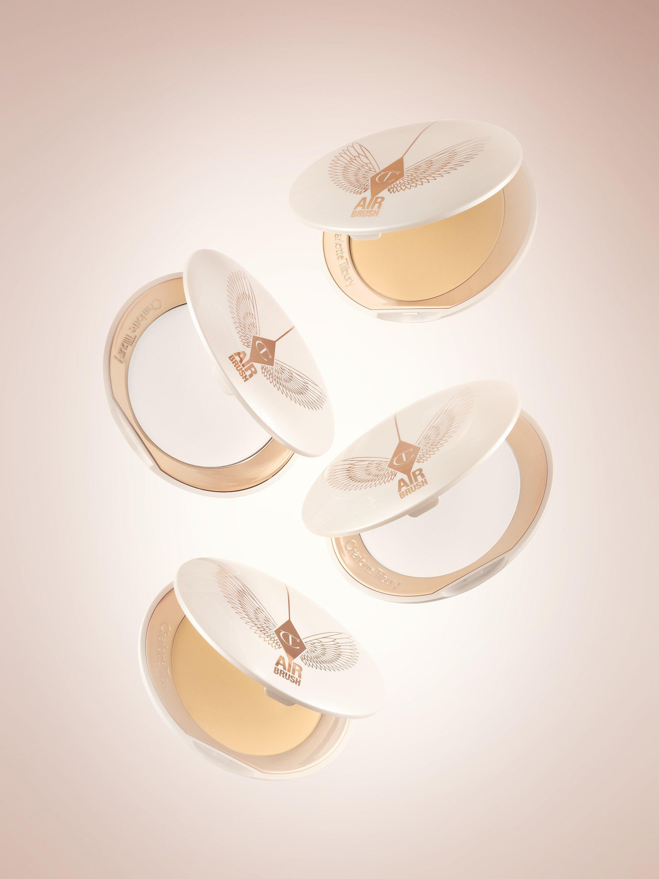 Product image 6 of 6, which shows Charlotte Tilbury Airbrush Brightening Flawless Finish Powder Refillable, Tan-Deep