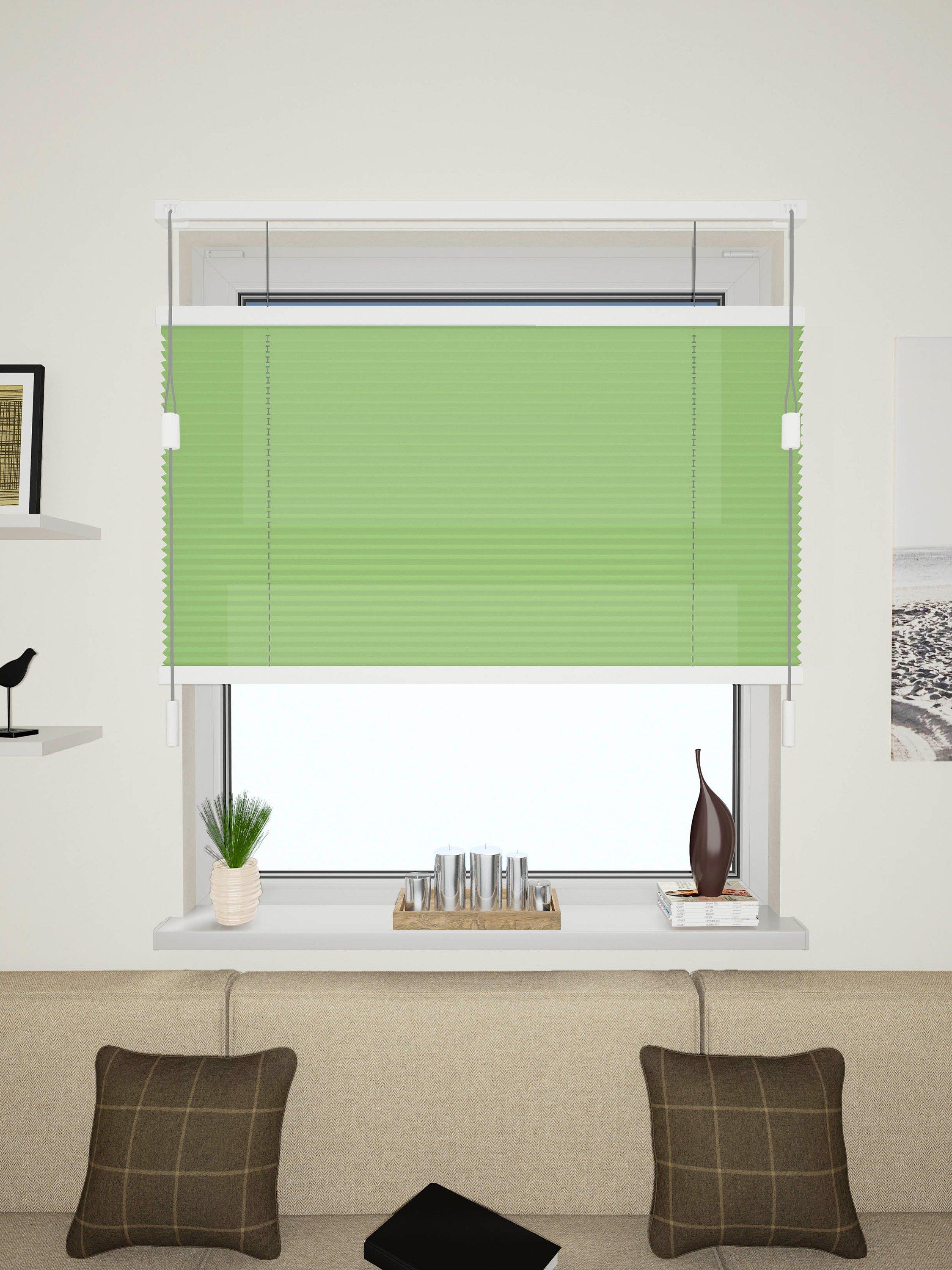 John Lewis Made to Measure Daylight Pleated Blind, Light Green