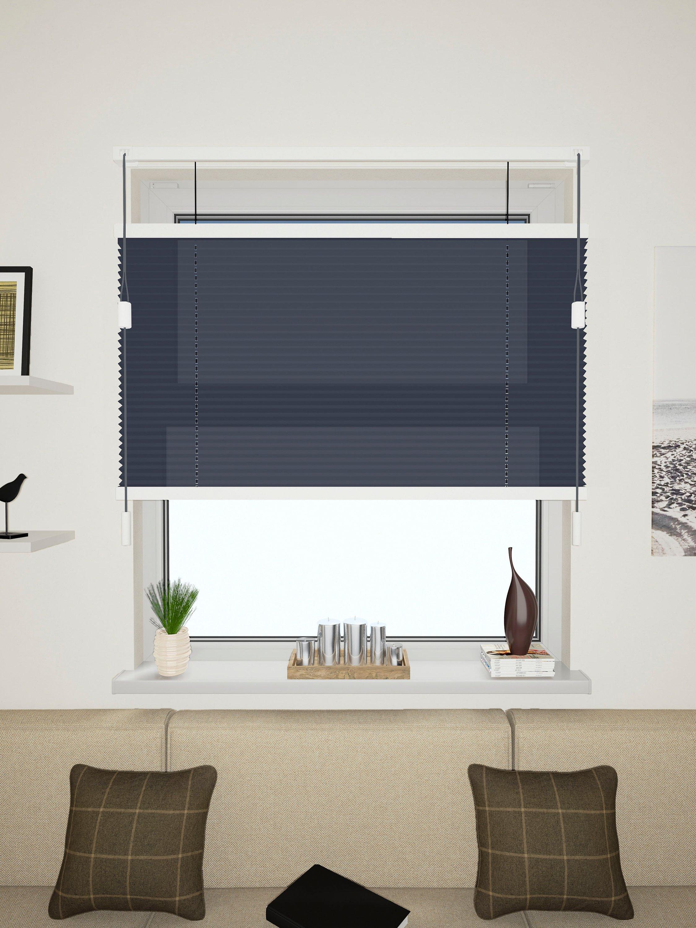 John Lewis Made to Measure Daylight Pleated Blind, Navy Blue