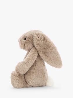 Jellycat Bashful Bunny Soft Toy, Beige - view 2, Beige