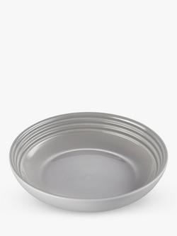 Le Creuset Stoneware Coupe Pasta Bowl, 21.7cm - view 2, Mist Grey
