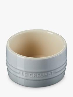 Le Creuset Stoneware Stackable Ramekin, 8cm - view 2, Mist Grey