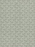John Lewis Exley Leaf Made to Measure Curtains or Roman Blind, Dusty Green