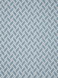 John Lewis Split Chevron Made to Measure Curtains or Roman Blind, Slate Blue