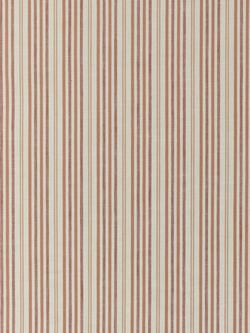John Lewis Ottoman Stripe Made to Measure Curtains or Roman Blind, Terracotta, Terracotta