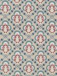 John Lewis Floral Trellis Made to Measure Curtains or Roman Blind, Old Rose