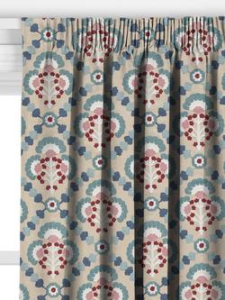 John Lewis Floral Trellis Made to Measure Curtains or Roman Blind, Old Rose - view 2, Old Rose