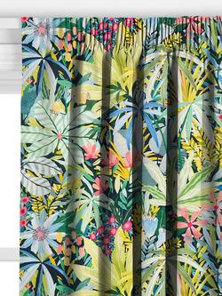 John Lewis Exotic Garden Made to Measure Curtains or Roman Blind, Dark Night Sky - view 2, Dark Night Sky