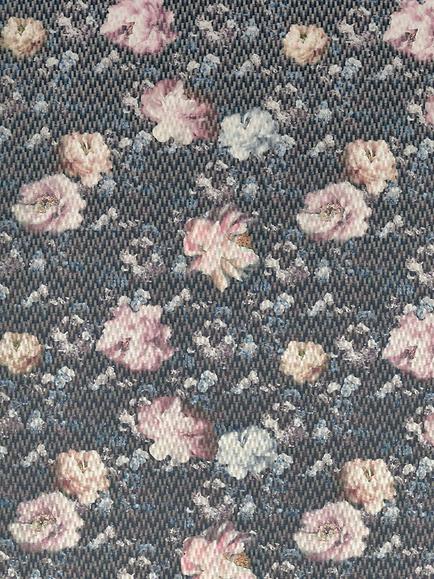 Clarke & Clarke Camile Made to Measure Curtains or Roman Blind, Blush/Charcoal, Blush/Charcoal