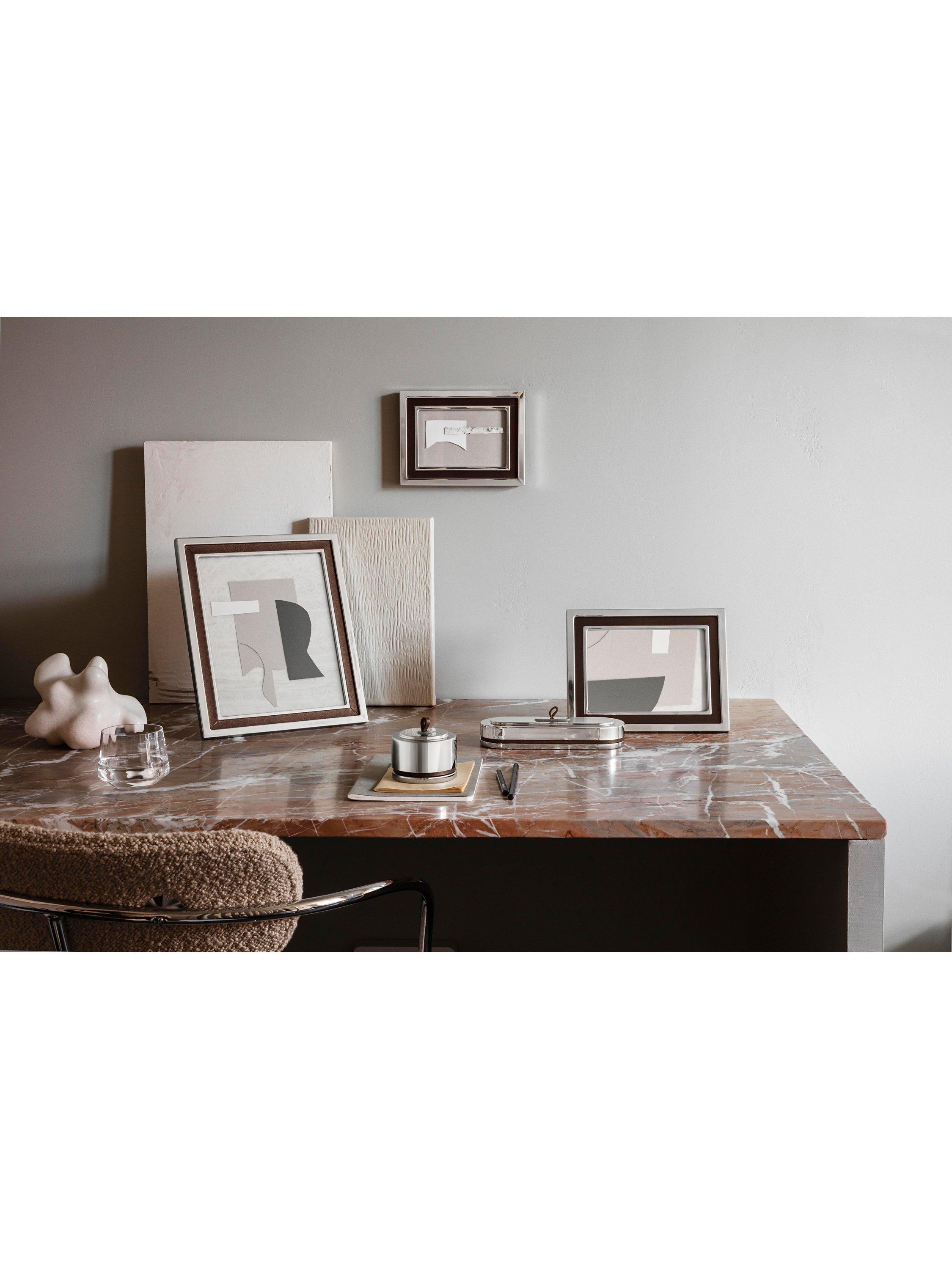 Product image 3 of 3, which shows Georg Jensen Manhatten Wide Trinket Box