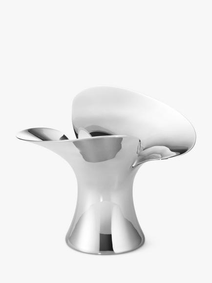 Georg Jensen Bloom Small Candlestick, Silver - view 2, Silver