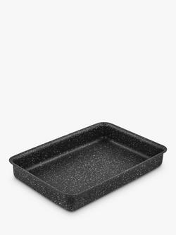 Eaziglide Aluminium Non-Stick Deep Cake Tin / Baking Tray, 30 x 20cm, Black
