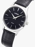 Lorus Men's Leather Strap Watch