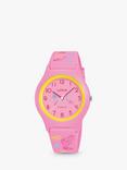 Lorus RRX49HX9 Children's Silicone Strap Watch, Pink