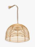 Newgarden Bossa 20 Wireless Outdoor Hanging Pendant Light, Natural