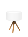 Newgarden Chloe 35 Wireless Outdoor Table Lamp, White