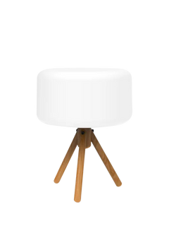 Newgarden Chloe 35 Wireless Outdoor Table Lamp, White