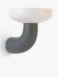Newgarden Paquita Solar Outdoor Wall Light, White/Black